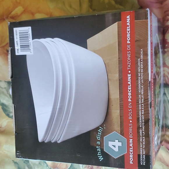Brand new 4 porcelain bowls great for any cooking - Picture 2 of 5
